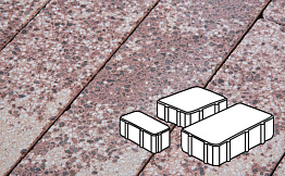 Плитка тротуарная Готика, City Granite FINERRO, Новый Город, Сансет, 240/160/80*160*60 мм