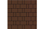 Плитка тротуарная SteinRus Бельпассо, гладкая, коричневый, толщина 40 мм
