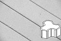 Плитка тротуарная Готика Profi, Шемрок, светло-серый, частичный прокрас, с/ц, 200*200*100 мм