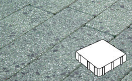 Плитка тротуарная Готика, Granite FINERRO, Квадрат, Порфир, 300*300*100 мм