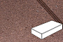 Плитка тротуарная Готика Profi, Картано, оранжевый, частичный прокрас, с/ц, 300*150*100 мм