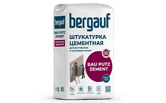 Штукатурка цементная Bergauf BAU PUTZ ZEMENT, 25 кг