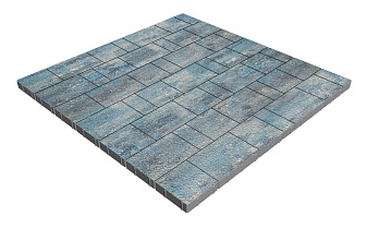 Плитка тротуарная SteinRus Бергамо А.6.Псм.4, Native, Амбер, толщина 40 мм