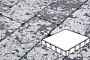 Плитка тротуарная Готика, Granite FINERRO, Квадрат, Диорит, 400*400*60 мм