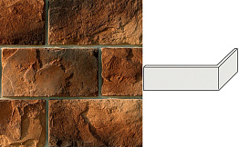 Облицовочный камень White Hills Шеффилд угловой элемент цвет 431-45, 12,4*33 см