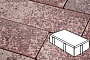 Плитка тротуарная Готика, City Granite FINO, Брусчатка, Сансет, 200*100*100 мм