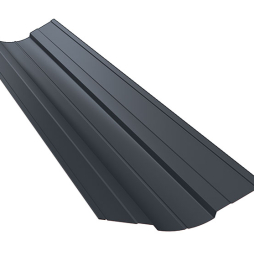 Планка ендовы верхней фигурной 70*70 мм Grand Line PurPro Matt RAL 7024, 3 м