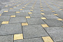 Плитка тротуарная Квадрум (Квадрат) Б.3.К.8 гладкий желтый