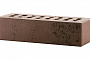 Кирпич клинкерный ЛСР Гардюр коричневый с черной посыпкой гладкий 250*85*65 мм