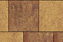 Плитка тротуарная Квадрум (Квадрат) Б.6.К.8 Листопад гранит Осень