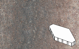 Плитка тротуарная Готика Natur, Зарядье Без фаски, Юпитер, 600*400*100 мм