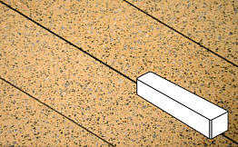 Плитка тротуарная Готика, City Granite FINO, Ригель, Жельтау, 360*80*100 мм