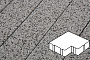 Плитка тротуарная Готика, Granite FINERRO, Калипсо, Цветок Урала, 200*200*60 мм
