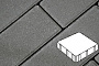 Плитка тротуарная Готика Profi, Квадрат, серый, полный прокрас, с/ц, 300*300*50 мм