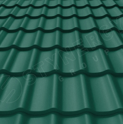 Металлочерепица Stynergy СМ Классик Rooftop Бархат RAL 6005