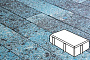Плитка тротуарная Готика, City Granite FINO, Брусчатка Б.2.П.6, Азул Бахия, 200*100*60 мм