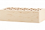 Кирпич облицовочный ЛСР слоновая кость рустик, утолщенные стенки, 250*120*65 мм