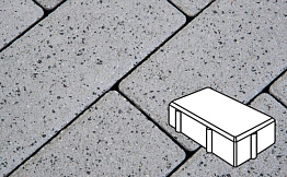Плитка тротуарная Готика Granite FERRO, Брусчатка В.2.П.8, Белла Уайт 200*100*80 мм