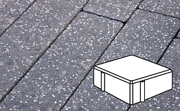 Плитка тротуарная Готика, City Granite FINERRO, Квадрат, Ильменит, 100*100*60 мм
