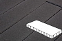 Плитка тротуарная Готика Profi, Плита, черный, частичный прокрас, с/ц, 1000*500*80 мм