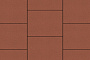 Плитка тротуарная Квадрум (Квадрат) Б.6.К.8 гладкий красный
