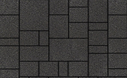 Плитка тротуарная Мюнхен Б.2.Ф.6см гладкий черный
