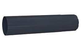 Водосточная труба BRAAS, 1 м, 125/90 мм, сталь, графит