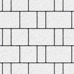 Плитка тротуарная SteinRus Бергамо А.6.Псм.4, Antico, белый, толщина 40 мм