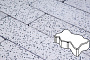Плитка тротуарная Готика, City Granite FINO, Зигзаг/Волна, Покостовский, 225*112,5*60 мм