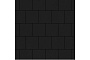 Плитка тротуарная SteinRus Валенсия Б.3.К.8, гладкая, черный, 300*300*80 мм