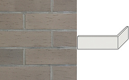 Клинкерная плитка угловая Terramatic Koro Grey, 185*71*60*14 мм