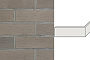 Клинкерная плитка угловая Terramatic Koro Grey, 185*71*60*14 мм