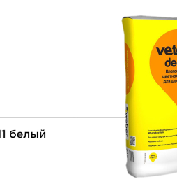 Затирка для швов weber.vetonit decor в мешке, белый, 20 кг