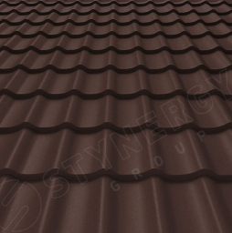 Металлочерепица Stynergy СМ Классик Rooftop Бархат RAL 8017