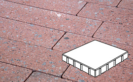 Плитка тротуарная Готика, Granite FINO, Квадрат, Травертин, 400*400*60 мм