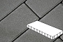 Плитка тротуарная Готика Profi, Плита, серый, полный прокрас, с/ц, 800*400*100 мм
