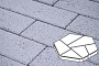 Плита тротуарная Готика Granite FERRO, полигональ, Цветок Урала, 893*780*80 мм