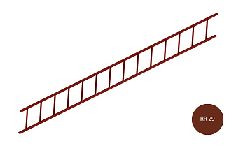 Модульная лестница Orima, 4,2 м, красный