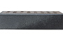Кирпич клинкерный ЛСР Берген черно-серебристый гладкий 250*85*65 мм