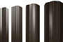 Штакетник М-образный А фигурный PurLite Matt RR 32 темно-коричневый