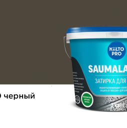 Затирка Kiilto Saumalaasti для плитки, цвет 50 черный, 20 кг