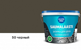 Затирка Kiilto Saumalaasti для плитки, цвет 50 черный, 20 кг