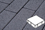 Плитка тротуарная Готика, Granite FERRO, Квадрат, Амфиболит, 150*150*60 мм