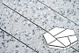 Плитка тротуарная Готика, City Granite FINERRO, Полигональ, Грис Парга, 893*780*80 мм