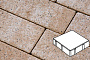 Плитка тротуарная Готика Natur FERRO, квадрат, Оливковый, 150*150*100 мм