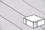 Плитка тротуарная Готика Profi, Квадрат, кристалл, частичный прокрас, б/ц, 100*100*60 мм