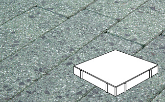 Плитка тротуарная Готика, Granite FINERRO, Квадрат, Порфир, 500*500*120 мм