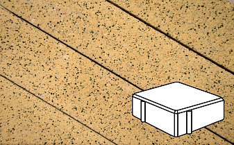 Плитка тротуарная Готика, City Granite FERRO, квадрат, Жельтау, 150*150*100 мм