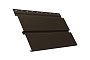 Софит металлический Grand Line Квадро брус с полной перфорацией, сталь 0,5 мм PurLite Matt, RR 32 темно-коричневый