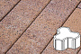 Плитка тротуарная Готика Natur FERRO, Шемрок, Терракота, 200*200*100 мм